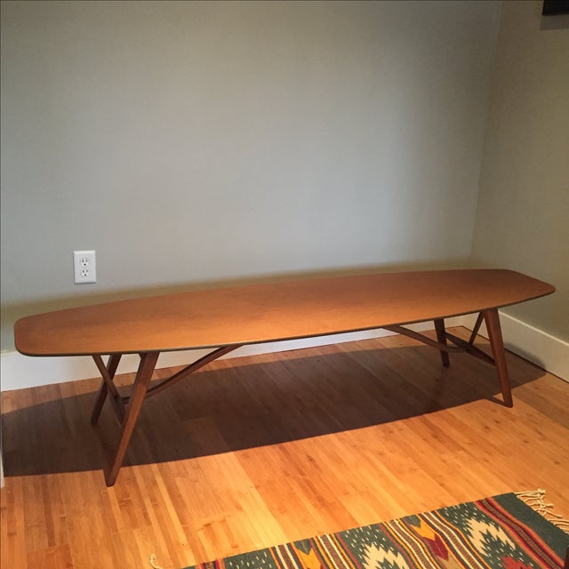 Vintage MidCentury Drexel Surfboard Coffee Table Chairish