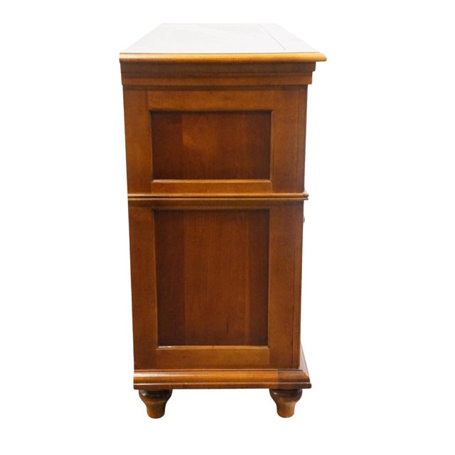 Stanley Furniture Solid Cherry Contemporary Traditional 63" Double Dresser 23213 For Sale - Image 12 of 13