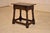 19th Century 19th Century English Carved Oak Joint Stool For Sale - Image 5 of 7