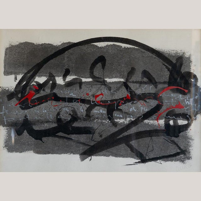 Paper Josep Güell, Abstract Composition, Mixed Media on Paper For Sale - Image 7 of 7