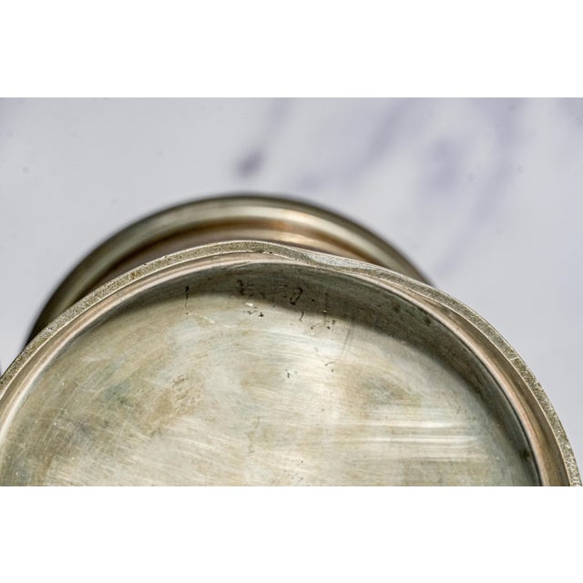 Nice Antique Golf Trophy Copper Metal Humidor Lidded Jar Canister Sports Home Decor For Sale - Image 12 of 12