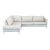 BoConcept Cream Sectional Sofa With Chaise For Sale