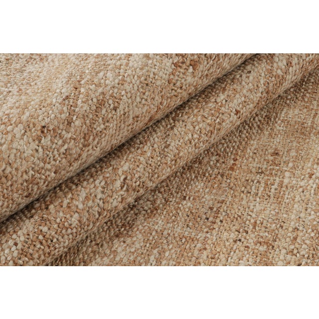 Modern Rug & Kilim’s Contemporary Jute Kilim in Beige-Brown For Sale - Image 3 of 7