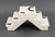Black Marble Arrow Inlaid White Alabaster Steps, maker unknown. 9" H x 18.75" W x 7" D. Provenance: From an East Village...