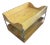 Antique Two-Tier Oak Office Mail Organizer For Sale