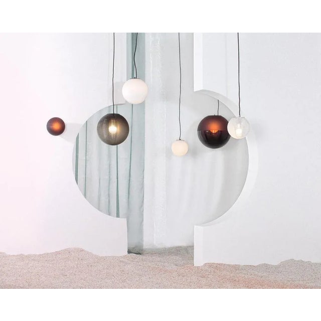 Gray Stellar Big Smoky Grey Acetato Smoky Grey Pendant by Pulpo For Sale - Image 8 of 13