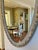 Traditional Oval Mantle Mirror Entry Foyer Dining Sideboard Vintage For Sale - Image 3 of 6