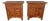 Chatam Reproductions Shaker Style Nightstands - A Pair For Sale