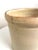 Antique Early American Salt-Glazed Cream & Cobalt Blue Large Stoneware Crock For Sale - Image 9 of 12