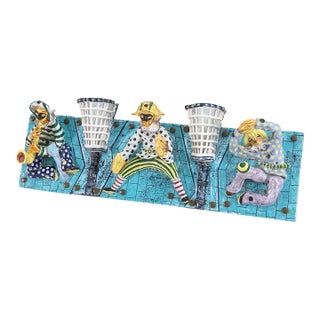 Otello Rosa for San Polo Venezia Modernist Ceramic Wall Hanging Italy 1950s For Sale