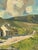 Vintage European Village Landscape Painting on Canvas. For Sale - Image 10 of 10