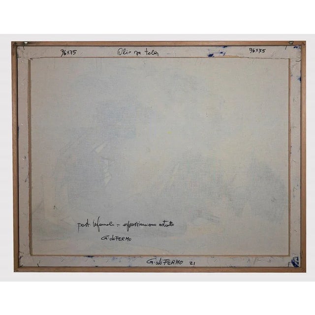 Contemporary Giorgio Lo Fermo, Post-Informale, Original Oil On Canvas by Giorgio Lo Fermo, 2021 For Sale - Image 3 of 4