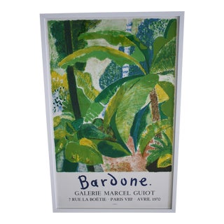 Guy Bardone Framed Exhibition Poster For Sale