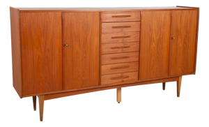 Mid-Century Modern Wooden Sideboard in Teak from VKW Furniture