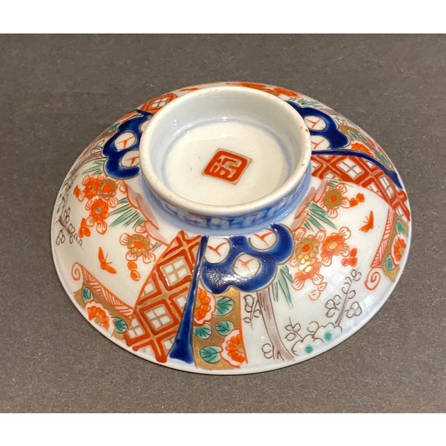 Antique Imari Tea Bowl For Sale - Image 4 of 11