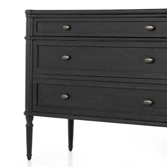 Four Hands Toulouse Chest, Distressed Black For Sale - Image 4 of 12