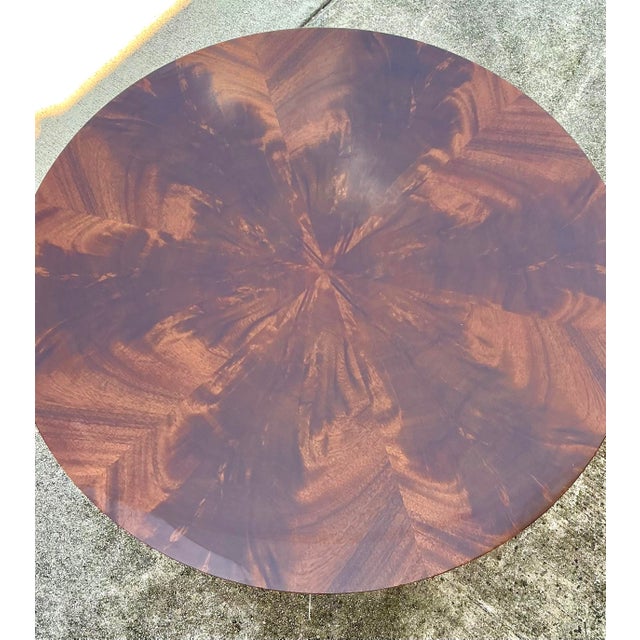 Brown Vintage Regency Gilt Tipped Side Tables - A Pair For Sale - Image 8 of 12