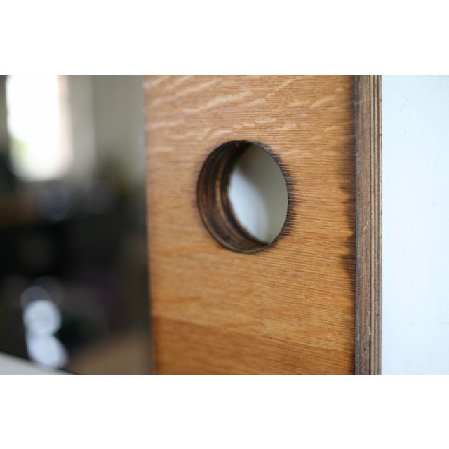 Large Smoked Mirror with Asymmetrical Frame, 1970s For Sale - Image 14 of 16