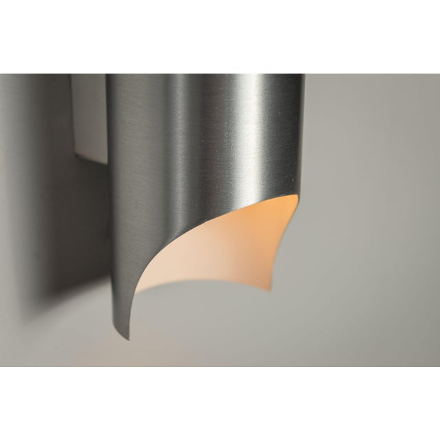 Cylindrical Aluminium Wall Lamps, 1970s, Set of 3 For Sale - Image 14 of 15