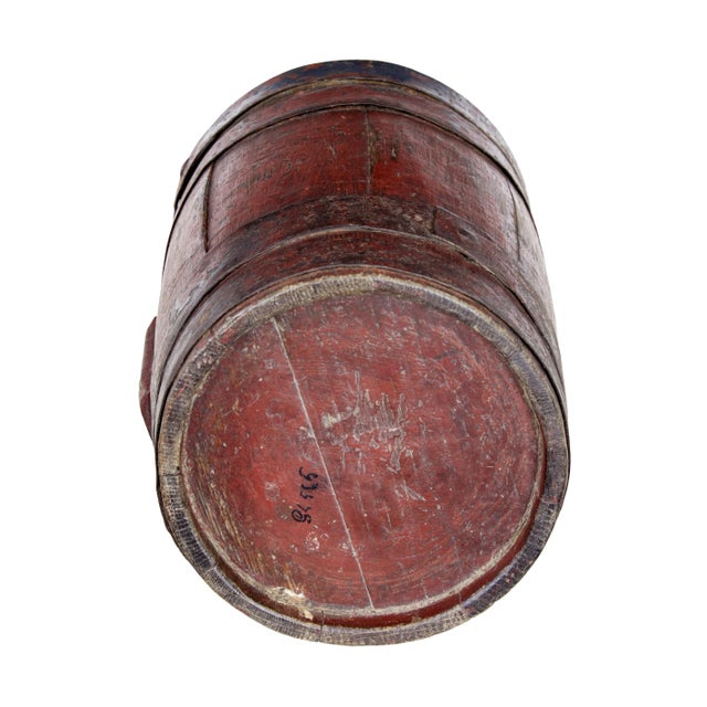 19th Century Scandinavian Oak Barrel For Sale - Image 3 of 6