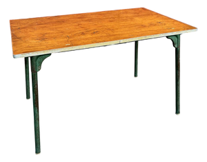 Vintage Canteen Table in Wood, 1950s