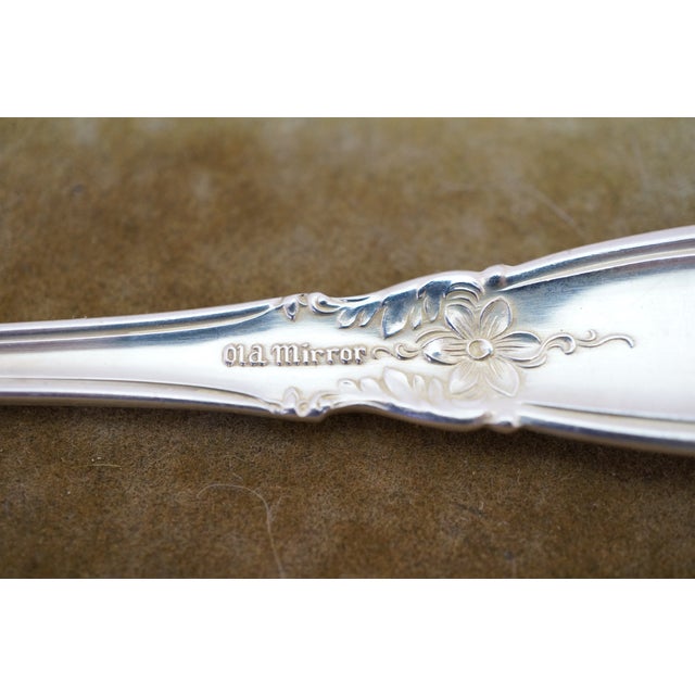 Mid 20th Century Towle "Old Mirror" Baroque Sterling Silver Flatware Service - 40 pcs For Sale - Image 13 of 16