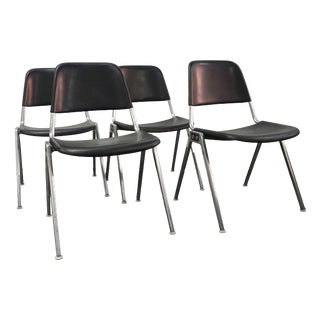 Model 1601 Stackable Chairs by Don Albinson for Knoll, 1960s, Set of 4 For Sale