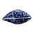 Pair Navy&white Indoor/Outdoor Lumbar Pillows For Sale - Image 4 of 5