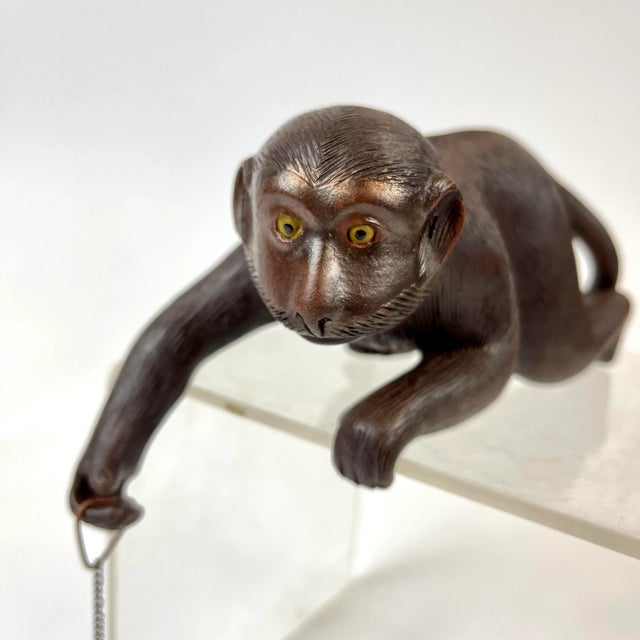 Late 20th Century Ceramic Hanging Monkey For Sale In San Francisco - Image 6 of 8