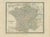 Antique Map of France in Departments by Wyld, 1845 For Sale