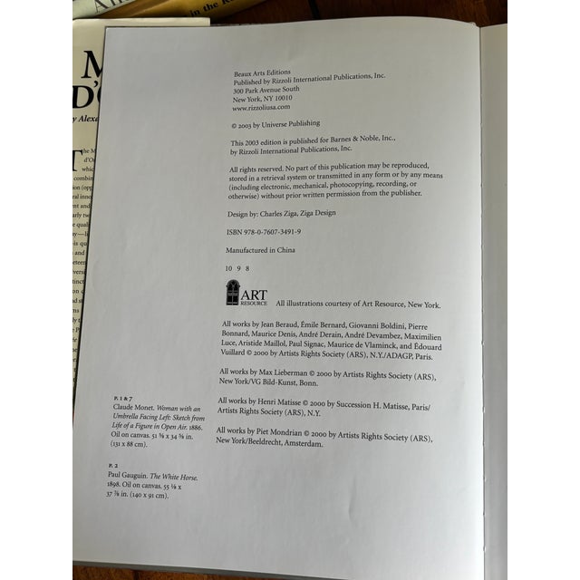 2003 "Musee D'Orsay" Hardcover Book by Alexandra Bonfante-Warren For Sale - Image 11 of 12