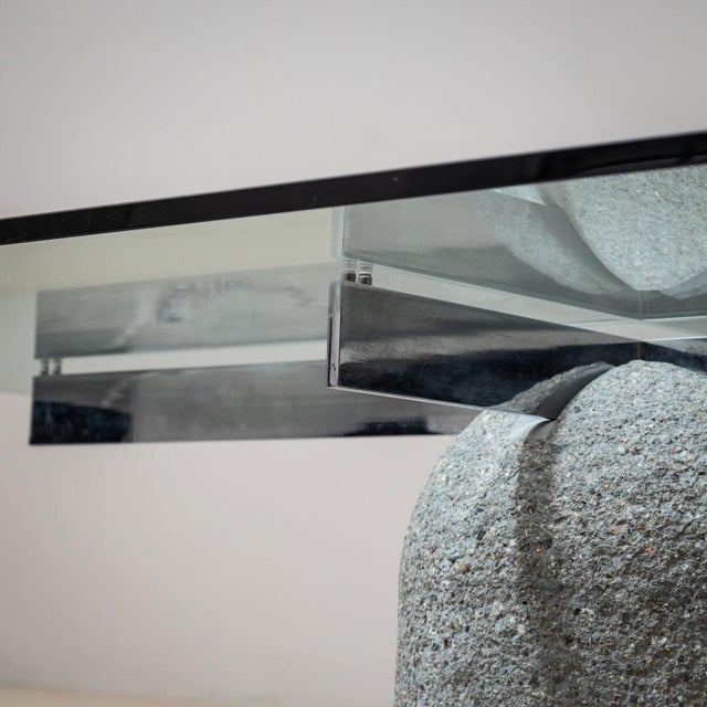 1970s “Paracarro” Coffee Table by Giovanni Offredi for Saporiti, Italy For Sale - Image 15 of 18