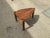 Mid Century Modern Walnut Ottoman For Sale - Image 4 of 11