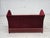 Danish 2-Seater Sofa in Cherry-Red Velour, 1970s For Sale - Image 10 of 17