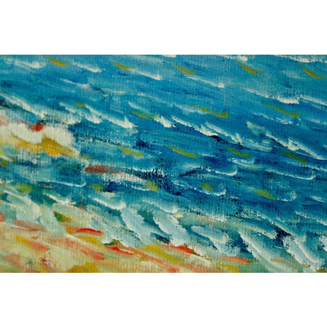 Gunnar Ingemar Erixon, Coastal Landscape, 1992, Oil on Canvas, Framed For Sale - Image 10 of 11
