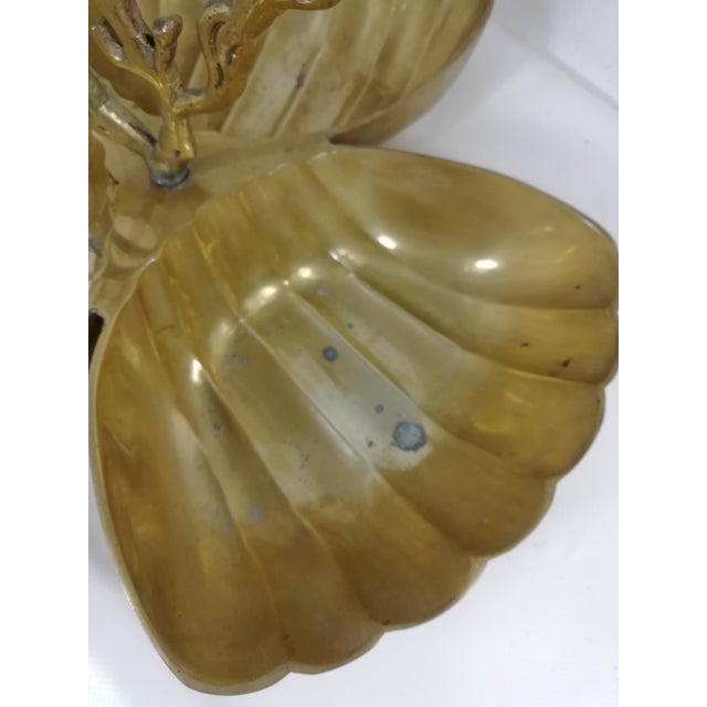 Brass Centerpiece in the Shape of Coral and Shells, 1950s For Sale - Image 16 of 18