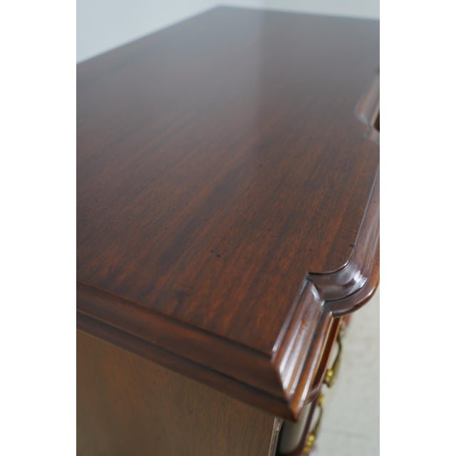 Hickory Chair Co Block Front Mahogany Goddard Chest For Sale - Image 10 of 12
