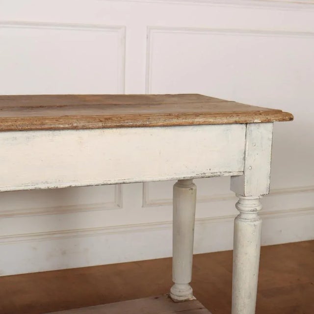 French Original Painted Drapers Console, 1890s For Sale - Image 5 of 9