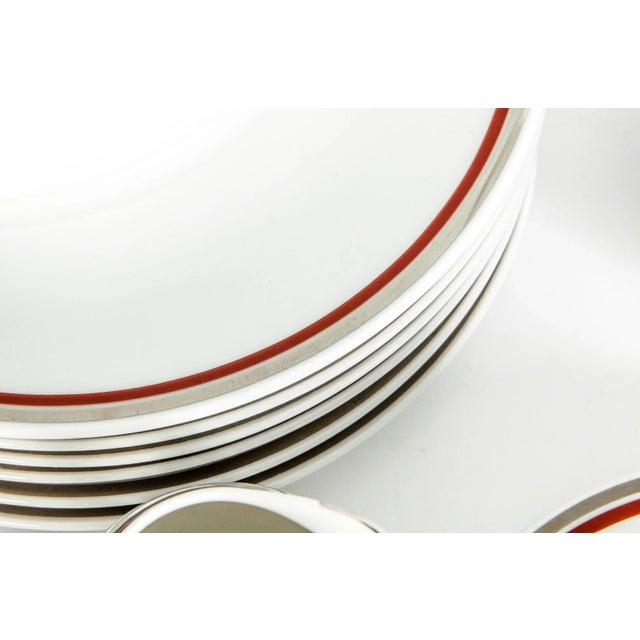 Art Deco German Porcelain Luncheon Set For Sale - Image 12 of 13