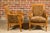 French Walnut 19th Century Bergère Chairs with Carved Arms and Zebra Upholstery For Sale In Atlanta - Image 6 of 12