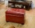 Storage Bench in Red & Black For Sale - Image 10 of 11