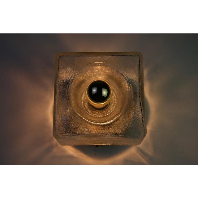 Gold Murano Glass Flush Mount, Italy, 1960s For Sale - Image 8 of 13