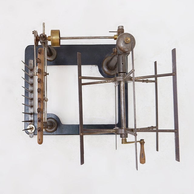 Early 20th Century Industrial Wrap Reel Machine For Sale - Image 6 of 14