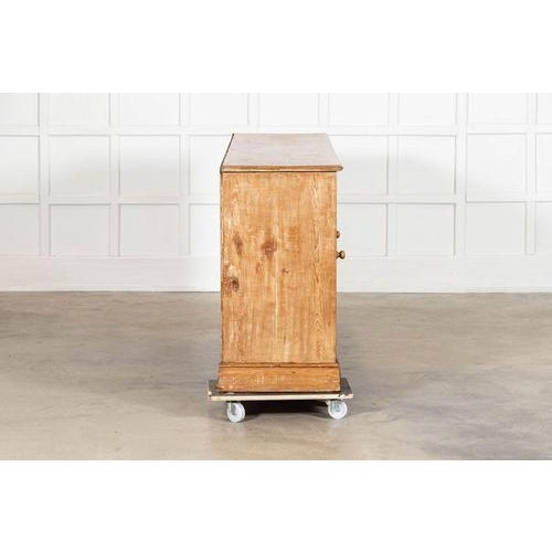 Wood 19th Century English Pine Dresser Base, 1880s For Sale - Image 7 of 15