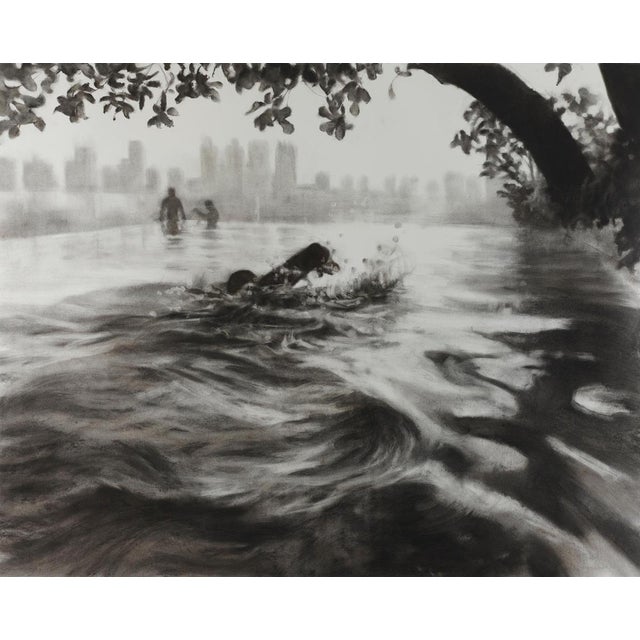 Charcoal Patsy McArthur, Golden Hour, 2021, Charcoal, Framed For Sale - Image 8 of 8