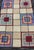American Checkerboard American Hooked Rug With Geometric Cross Designs For Sale - Image 3 of 6