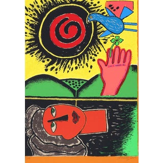 Corneille, Composition, 2002, Lithograph For Sale