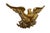 American Syroco Mid Century Gold Gilt Resin Federal American Bald Eagle Wall Plaque 37" For Sale - Image 3 of 12