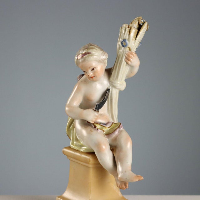 German Porcelain Figurines, Set of 3 For Sale - Image 10 of 14