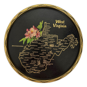 1970s Souvenir West Virginia Tray
